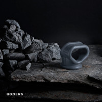 Ерекційне кільце Boners для пеніса та яєчок, сіре