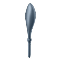 Ерекційне смарт кільце з вібрацією Satisfyer Bullseye Connect App, сірий