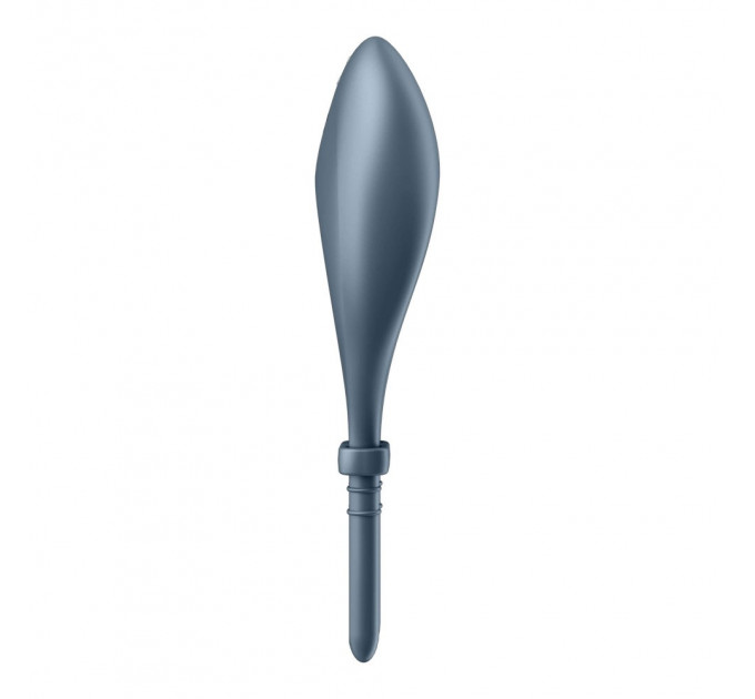 Ерекційне смарт кільце з вібрацією Satisfyer Bullseye Connect App, сірий