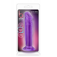Фаллоимитатор реалистичный, на присоске Blush Yours Sweet N фиолетовый, 16.5 х 3.8 см