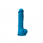 Фаллоимитатор силикон NS Novelties COLOURS PLEASURES 7'' DILDO BLUE
