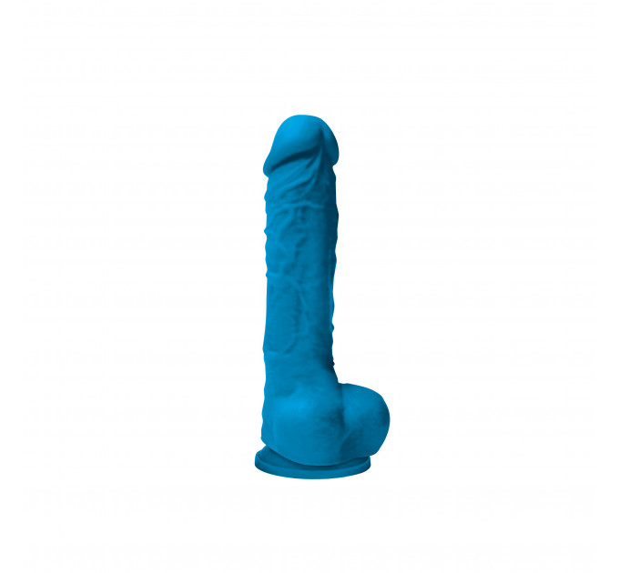 Фаллоимитатор силикон NS Novelties COLOURS PLEASURES 7'' DILDO BLUE