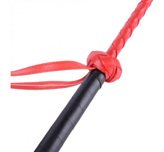 Кнут DS Fetish Whip red, 60 см