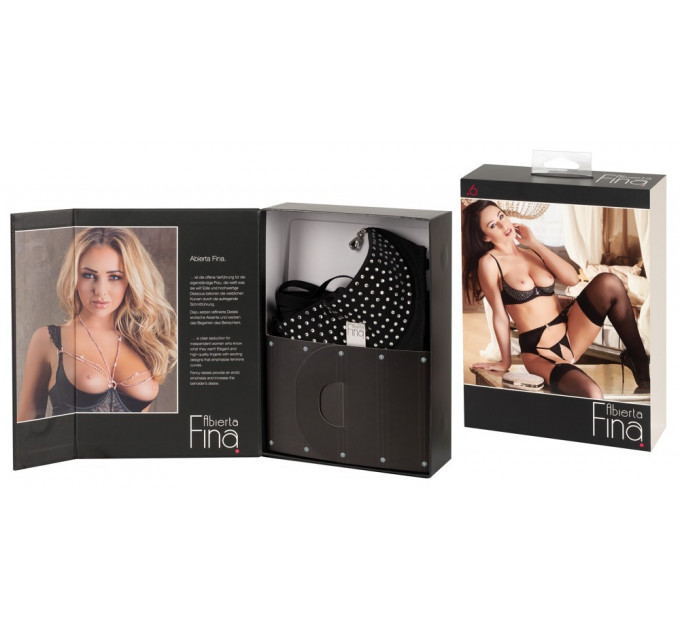 Комплект белья Rhinestone Shelf Bra Set 80B/M