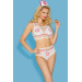 Костюм Sunspice медсестра Белый+красный 5 предметов S/M
