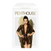 Кружевной халат Penthouse Sweet retreat black (XL)