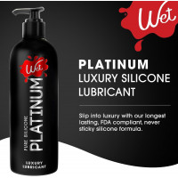 Лубрикант Wet Platinum Premium 475 мл, на силіконовій основі