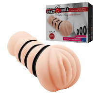 Мастурбатор реалістичний Crazy Bull Pocket Pussy із кібершкіри, 15 см