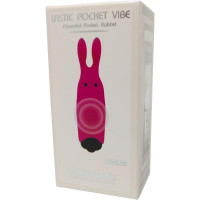 Минивибратор-пуля ,,Кролик,, Adrien Lastic силиконовый, розовый