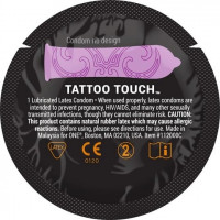 Набір презервативів із рельєфом у вигляді тату ONE Tattoo Touch (ціна за упаковку, 100 шт.)