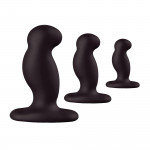 Набор вибраторов унисекс Nexus G-Play Trio Plus S/M/L, черный