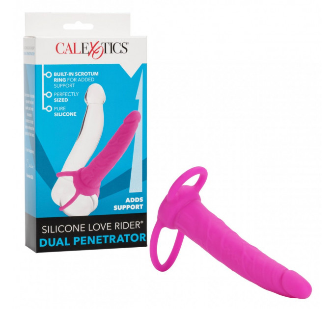 Насадка для подвійного проникнення California Exotic Silicone Love Rider Dual Penetrator