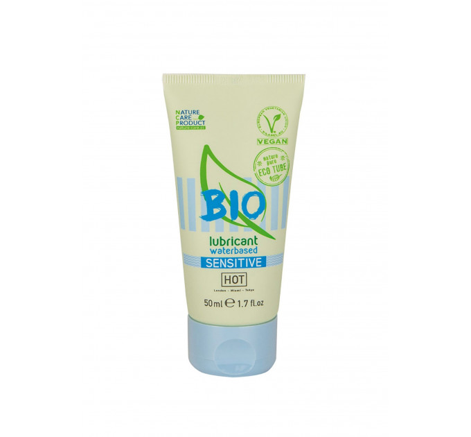 Органический лубрикант на водной основе Hot Bio Lube Sensitive, 50 мл