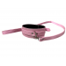 Ошейник с поводком DS Fetish Collar with leash pink