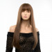 Парик длинный с челкой Fetish Hair русый, 60 см