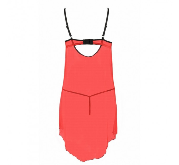 Пеньюар с открытой грудью CHERRY CHEMISE red S/M - Passion