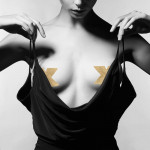 Пестиси у вигляді хрестів Bijoux Indiscrets, золотисті