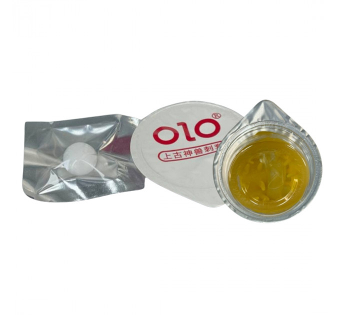 Презерватив OLO с усиками + шарик "Phoenix Spiny condom" (в комплекте 1 презератив + 1 шарик)