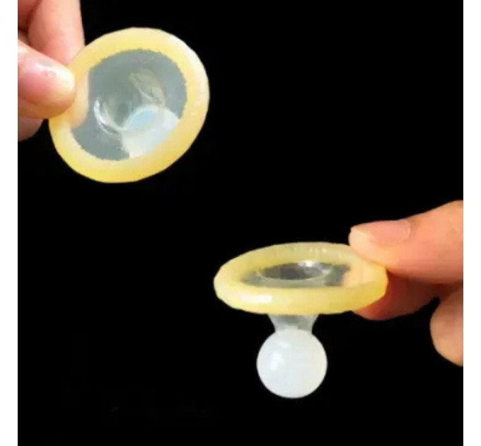 Презерватив OLO с усиками + шарик "Phoenix Spiny condom" (в комплекте 1 презератив + 1 шарик)