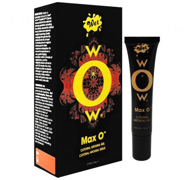 Стимулирующий клиторальный гель Wet Wow Max, 15 мл