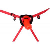 Страпон жіночий Chisa HOTSTORM Thumper Strap-on, червоний