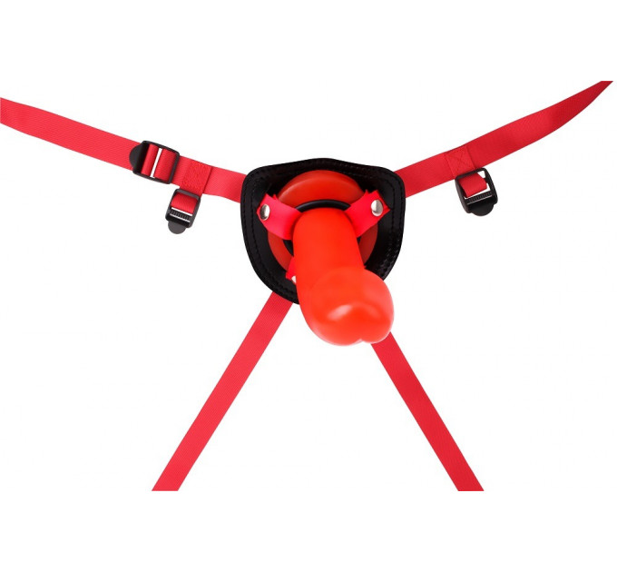 Страпон жіночий Chisa HOTSTORM Thumper Strap-on, червоний