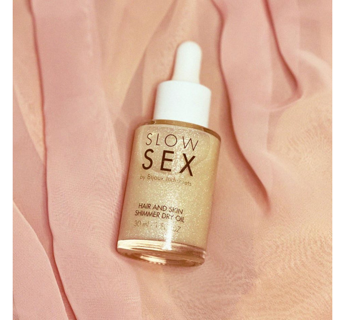 Сухое масло для тела и волос Slow Sex by Bijoux Indiscrets
