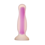 Светящаяся анальная пробка Dream Toys RADIANT SOFT SILICONE GLOW IN THE DARK PLUG MEDIUM PURPLE
