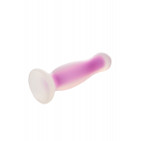 Светящаяся анальная пробка Dream Toys RADIANT SOFT SILICONE GLOW IN THE DARK PLUG MEDIUM PURPLE