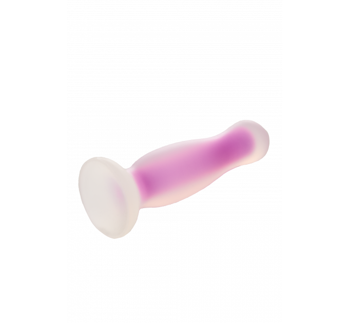 Светящаяся анальная пробка Dream Toys RADIANT SOFT SILICONE GLOW IN THE DARK PLUG MEDIUM PURPLE