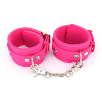 Силіконові наручники Silicone hand cuff pink