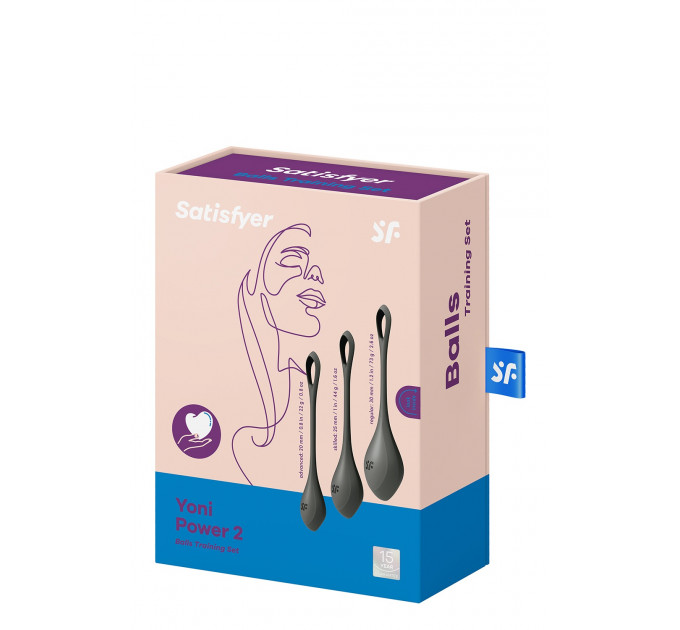 T360188 Набор вагинальных шариков Satisfyer Yoni Power 2 Black