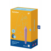 Потужна віброкуля з функцією керування смартфоном Satisfyer Ultra Power Bullet 8, бузковий