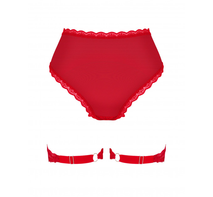 Трусики с поясом для чулок Obsessive Belovya M/L