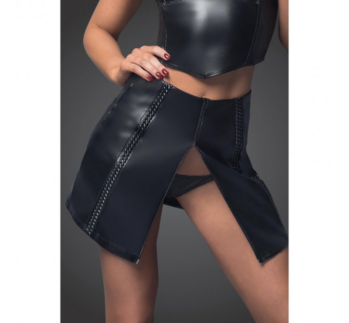 Юбка на молнии F171 Noir Handmade S