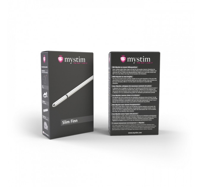 Уретральный катетер с электростимуляцией Mystim Slim Finn, диаметр 6 мм