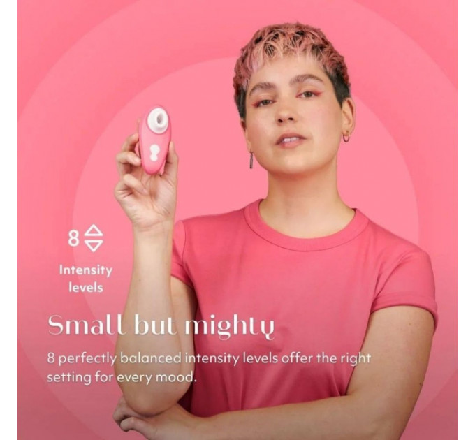 Вакуумный клиторальный вибратор Womanizer Liberty 2 Vibrant Rose, розовый