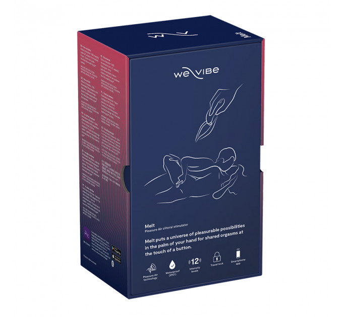 Вакуумный вибратор для пар We-Vibe MELT Blue