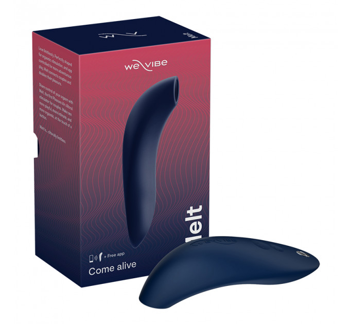 Вакуумный вибратор для пар We-Vibe MELT Blue