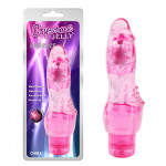 Вибратор Chisa Crystal Jelly Embrace с рельефом в области клитора для дополнительной стимуляции