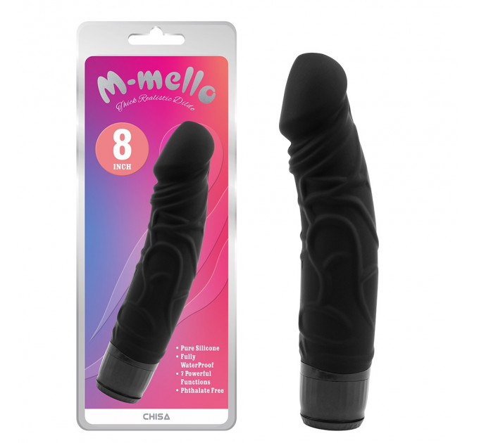 Вибратор реалистичный Chisa M-Mello, черный