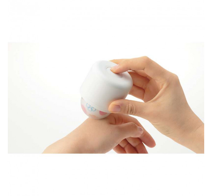 Вибратор для клитора Hana-Temari Iroha, силиконовый, белый, 7 х 6 см