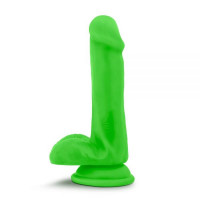 T331187 фалоімітатор з подвійною щільністю NEO ELITE COCK W. BALLS NEON GREEN