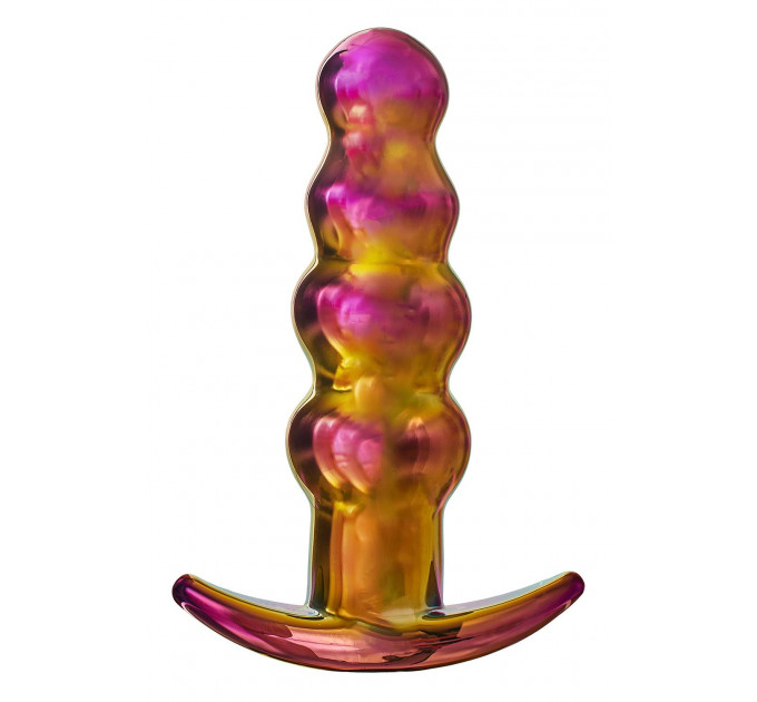 Анальна пробка із вібрацією скляна Dream Toys GLAMOUR GLASS