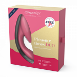Інноваційний безконтактний стимулятор Womanizer Duo Raspberry, Рожевий