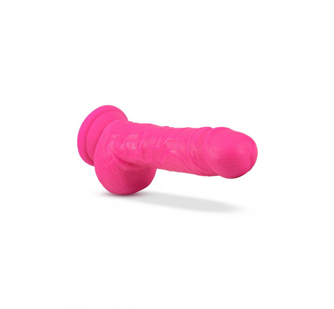 Фаллоимитатор с двойной плотностью Blush NEO 9 INCH DUAL DENSITY DILDO NEON PINK