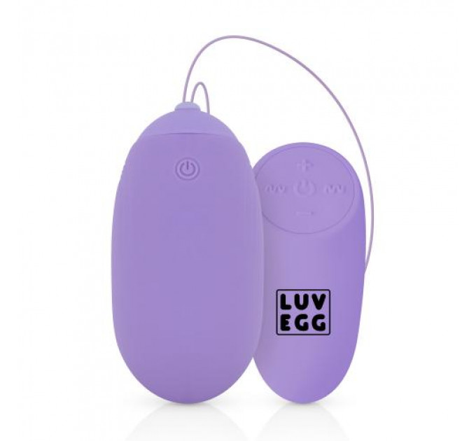 Вагинальное яйцо с вибрацией и дистанционным пультом Luv Egg XL лиловое
