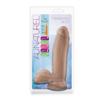 T330709 фалоімітатор з подвійною щільністю au NATUREL 7INCH SENSA FEEL DILDO LATIN