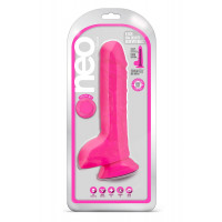 Фаллоимитатор с двойной плотностью Blush NEO 9 INCH DUAL DENSITY DILDO NEON PINK