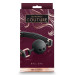 Кляп NS Novelties BONDAGE COUTURE BALL GAG BLACK